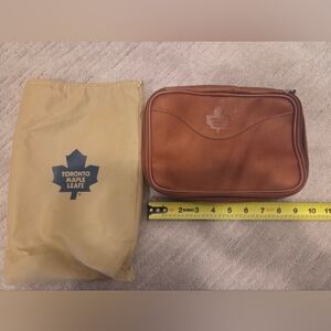 Toronto Maple Leafs x Cannelo Genuine Leather Travel Pouch